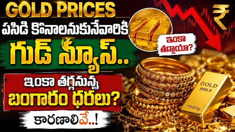 Gold Prices : పసిడి కొనాలనుకునేవారికి గుడ్ న్యూస్.. ఇంకా తగ్గనున్న బంగారం ధరలు? కారణాలివే Gold Prices : పసిడి కొనాలనుకునేవారికి గుడ్ న్యూస్.. ఇంకా తగ్గనున్న బంగారం ధరలు? కారణాలివే