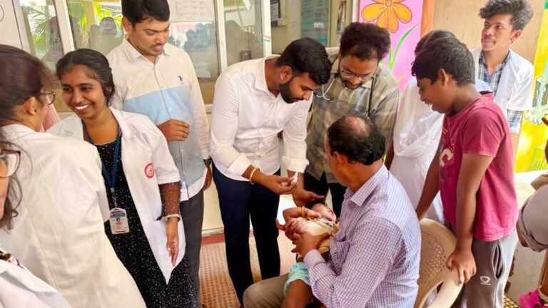 Pulse Polio : ప్రతి చిన్నారికి పోలియో చుక్కలు తప్పనిసరి : బోడుప్పల్‌లో తోటకూర అజయ్ యాదవ్