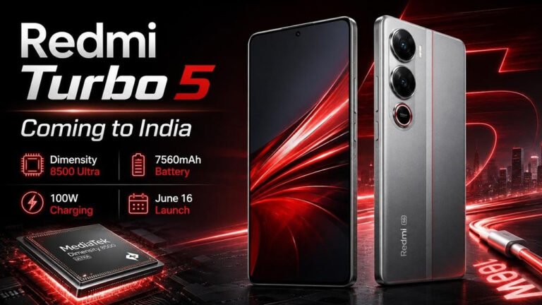 Redmi Turbo 5 అదిరిపోయే ఫీచర్లు వచ్చేస్తోంది.. భారీ బ్యాటరీతో కొత్త ఫోన్పై పెరిగిన అంచనాలు..! Redmi Turbo 5 అదిరిపోయే ఫీచర్లు వచ్చేస్తోంది.. భారీ బ్యాటరీతో కొత్త ఫోన్పై పెరిగిన అంచనాలు..!