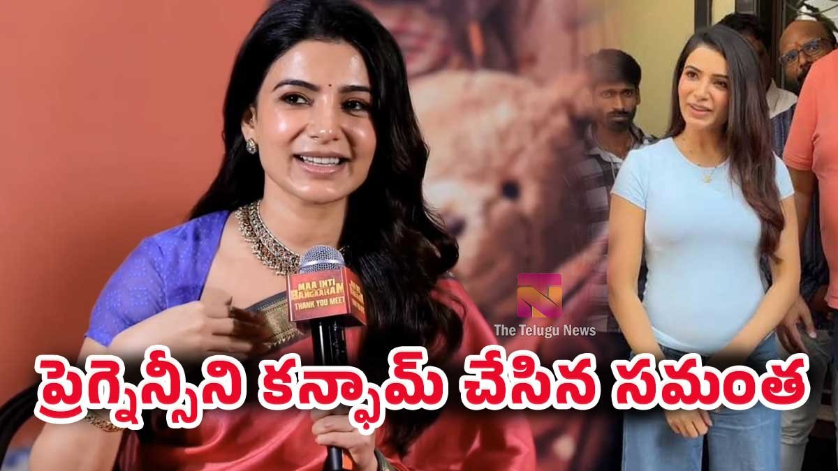 Samantha : ప్రెగ్నెన్సీని కన్ఫామ్ చేసిన సమంత.. అఫీషియల్‌గా ప్రకటించిన సామ్..!