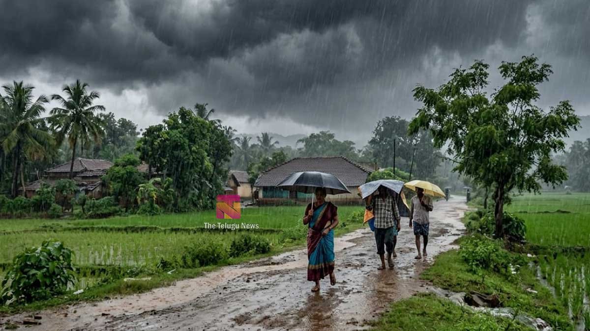IMD Rain Alert : ద్రోణి ప్రభావంతో జోరువానలు.. ఏపీ, తెలంగాణలో వరద ముప్పు, జిల్లాల వారీగా అలర్ట్