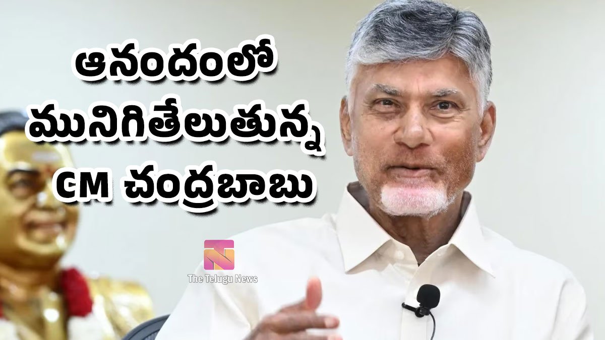 Chandrababu Naidu : ఆనందంలో మునిగితేలుతున్న CM చంద్రబాబు .. షాకింగ్ కారణం..? Chandrababu Naidu : ఆనందంలో మునిగితేలుతున్న CM చంద్రబాబు .. షాకింగ్ కారణం..?
