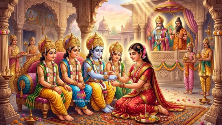 Rakhi Festival 2026 : రక్షాబంధన్ స్పెషల్.. శ్రీరాముడికి రాఖీ కట్టింది ఎవరు..? Rakhi Festival 2026 : రక్షాబంధన్ స్పెషల్.. శ్రీరాముడికి రాఖీ కట్టింది ఎవరు..?