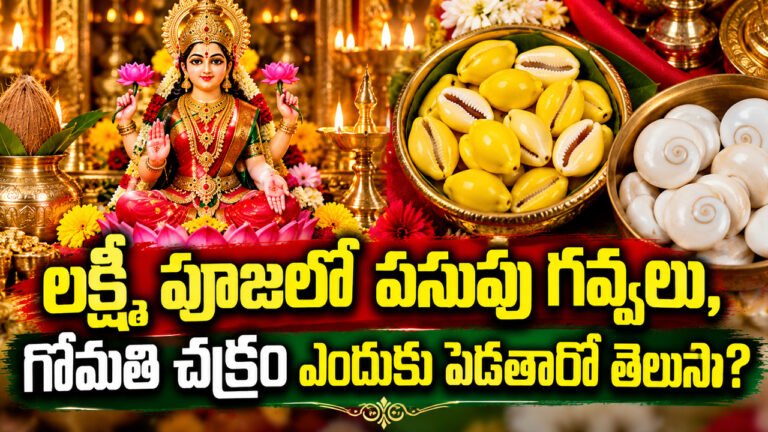 Diwali Lakshmi Puja : లక్ష్మీ పూజలో పసుపు గవ్వలు, గోమతి చక్రం ఎందుకు పెడతారో తెలుసా?