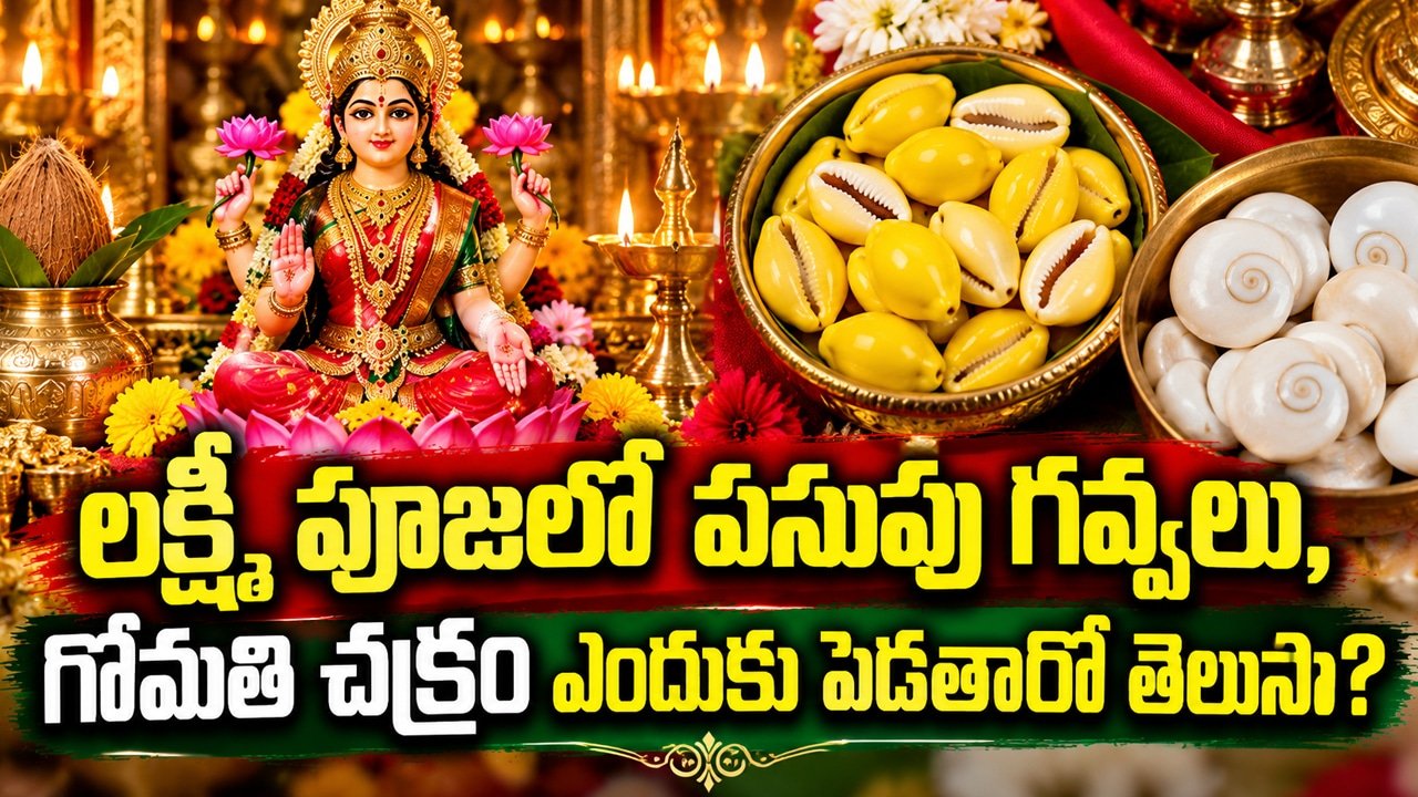 Diwali Lakshmi Puja : లక్ష్మీ పూజలో పసుపు గవ్వలు, గోమతి చక్రం ఎందుకు పెడతారో తెలుసా?