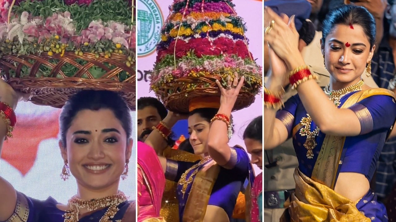 Rashmika Mandanna : తెలంగాణ కోడలిగా బతుకమ్మ ఆడిన రష్మిక.. నెట్టింట రచ్చ లేపుతున్న నేషనల్ క్రష్ పిక్స్..!